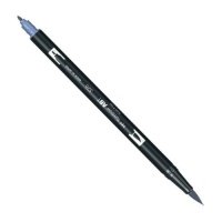 Маркер-кисть двусторонний на водной основе Tombow ABT 526 синий истенный 