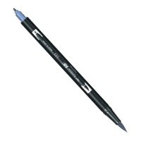 Маркер-кисть двусторонний на водной основе Tombow ABT 533 синий переливчатый 