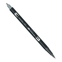 Маркер-кисть двусторонний на водной основе Tombow ABT 553 фиолетовый туман 