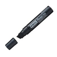 Маркер перманентный Pentel "Pen" 17 мм скошенный наконечник, черный
