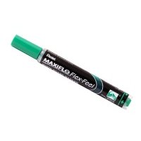 Маркер для досок с жидкими чернилами и кнопкой подкачки чернил Pentel "Maxiflo" 1-5 мм, зеленый