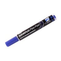 Маркер для досок с жидкими чернилами и кнопкой подкачки чернил Pentel "Maxiflo" 1-5 мм, синий