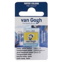 Акварель Talens "Van Gogh" в кювете Желтый средний прозрачный NEW