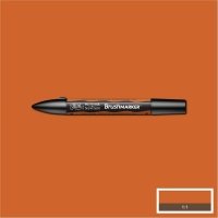 Маркер спиртовой Brushmarker цв. O345 коричневый 