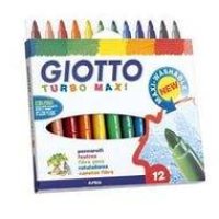Набор фломастеров Fila "Giotto" 12 цв утолщенные в картоне 