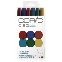 Набор маркеров Copic "Ciao" Jewels Tones 6 цветов 