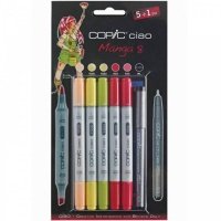 Набор маркеров Copic "Ciao" Manga 8 5+1 шт 