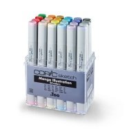 Набор маркеров Copic "Sketch" манга иллюстрация 24 шт 