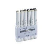 Набор маркеров Copic "Sketch" WG 12 цв 