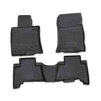 Коврики салона Element TOYOTA Land Cruiser Prado 2009-2013 5 мест полиуретановые черные 4 шт. 
