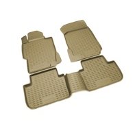Коврики салона Element NISSAN Teana III полиуретановые бежевые 4 шт. CARNIS00042kb