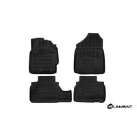 Коврики салона 3D Element TOYOTA Vitz (130), 2010-2016, сед., правый руль, полиуретан черные 4 шт. ЕLEMENT3D48138210k