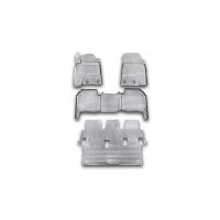 Коврики салона Element TOYOTA Land Cruiser 200 2012-2015 полиуретановые серые 4 шт. 
