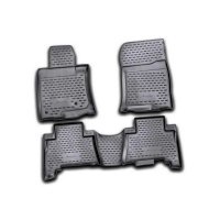 Коврики салона TOYOTA Land Cruiser Prado 5 мест 2009-2013 полиуретановые серые 4шт 