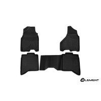 Коврики салона 3D Element DODGE Ram, 2017-2018,Crewcab, (USA), полиуретан черные 4 шт. ELEMENT3D1308210