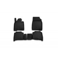 Коврики в салон Element для TOYOTA LC200 2015 > полиуретан черные 4 шт. CARTYT00011