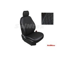 Чехлы на сиденья Seintex KIA CERATO 2009-2013 экокожа черные Чехлы для сидения Seintex 88904