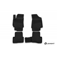 Коврики салона Element HYUNDAI Creta, 2016, полиуретан черные 4 шт. ELEMENT2062210k
