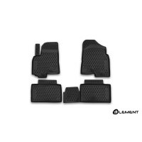 Коврики салона Element ZOTYE T600, 2016,TurboLuxury, полиуретан черные 4 шт. ELEMENT10102210k