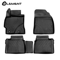 Коврики салона TOYOTA Fortuner 01-2017 полиуретановые черные 4шт ELEMENT3D048155210k
