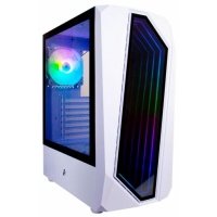 Корпус ATX 1STPLAYER IS6-WH-1F1-W белый, без БП, 2*USB 2.0, USB 3.0, audio INFINITE SPACE IS6