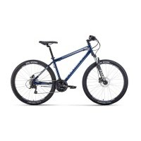 Велосипед FORWARD 27,5" 21 ск. рост 17" 2020-2021, черный, RBKW1MN7Q016 SPORTING 27,5 3.0 disc