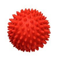Petmax Игрушка для собак Мяч с шипами разноцветный, винил, 7 см 