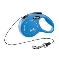 Flexi NEW CLASSIC рулетка XS 8кг трос 3м синяя 