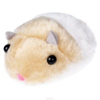 Petmax Игрушка для кошек Хомяк, вибрирующий механизм, коричневый, 7,5 см 