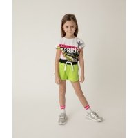Шорты салатовые с полосками Gulliver 12103GMC5403
