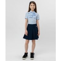 Синяя юбка в складку Button Blue 220BBGS61031000
