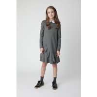 Серое платье из джерси Gulliver 220GSGC5003