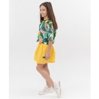 Желтая юбка Button Blue 121BBGJC61032700