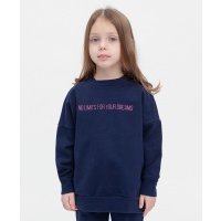 Свитшот синий Button Blue 122BBGB16011000