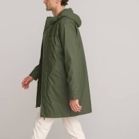 Парка Средней длины с воротником-стойкой 3XL зеленый 