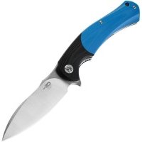 Складной нож Bestech Penguin, сталь D2, рукоять G10, синий 