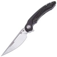 Складной нож Bestech Irida, сталь Sandvik 14C28N, рукоять G10/carbon, зеленый 