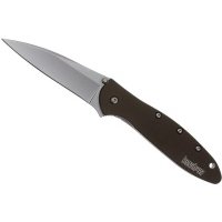 Складной нож Leek - Kershaw 1660OL, сталь Sandvik™ 14C28N, рукоять анодированный алюминий оливкового цвета 