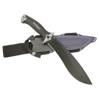 Кукри мачете Camp 10 - Kershaw 1077, сталь 65MN Carbon, рукоять прорезиненный термопластик 