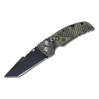 Складной нож Hogue EX-01 Black Tanto, сталь 154CM Ceracote™ Firearm Coating, рукоять стеклотекстолит G-Mascus, серо-зеленый 