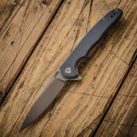 Складной нож CJRB Briar, сталь D2, Blue G10 