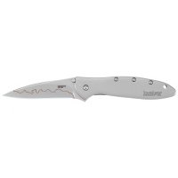 Складной нож Leek - Kershaw 1660CB (composite blade), сталь D2/Sandvik™ 14C28N, рукоять нержавеющая сталь 410 