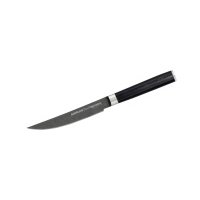 Кухонный нож для стейка Samura Mo-V Stonewash 120 мм, сталь AUS-8, рукоять G10 