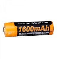 Аккумулятор 14500 Fenix 1600U mAh с разъемом для USB 