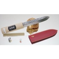 Нож Makiri 135 mm, кожаные ножны 