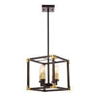 Подвесная люстра Lumina Deco Waldorf LDP 1140-4 BK+MD Waldorf