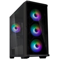 Корпус ATX Zalman черный, без БП, боковая панель из закаленного стекла, USB Type-C, 2*USB 3.0, audio Z10 DUO