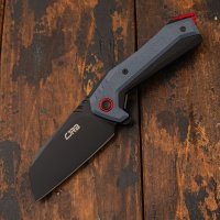 Складной нож CJRB Tigris, сталь AR-RPM9, Blue G10 