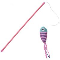Rurri Игрушка для кошек Дразнилка Рыбка, 40 см 