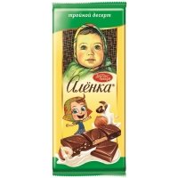Шоколад Аленка Молочный Тройной десерт 85г 
